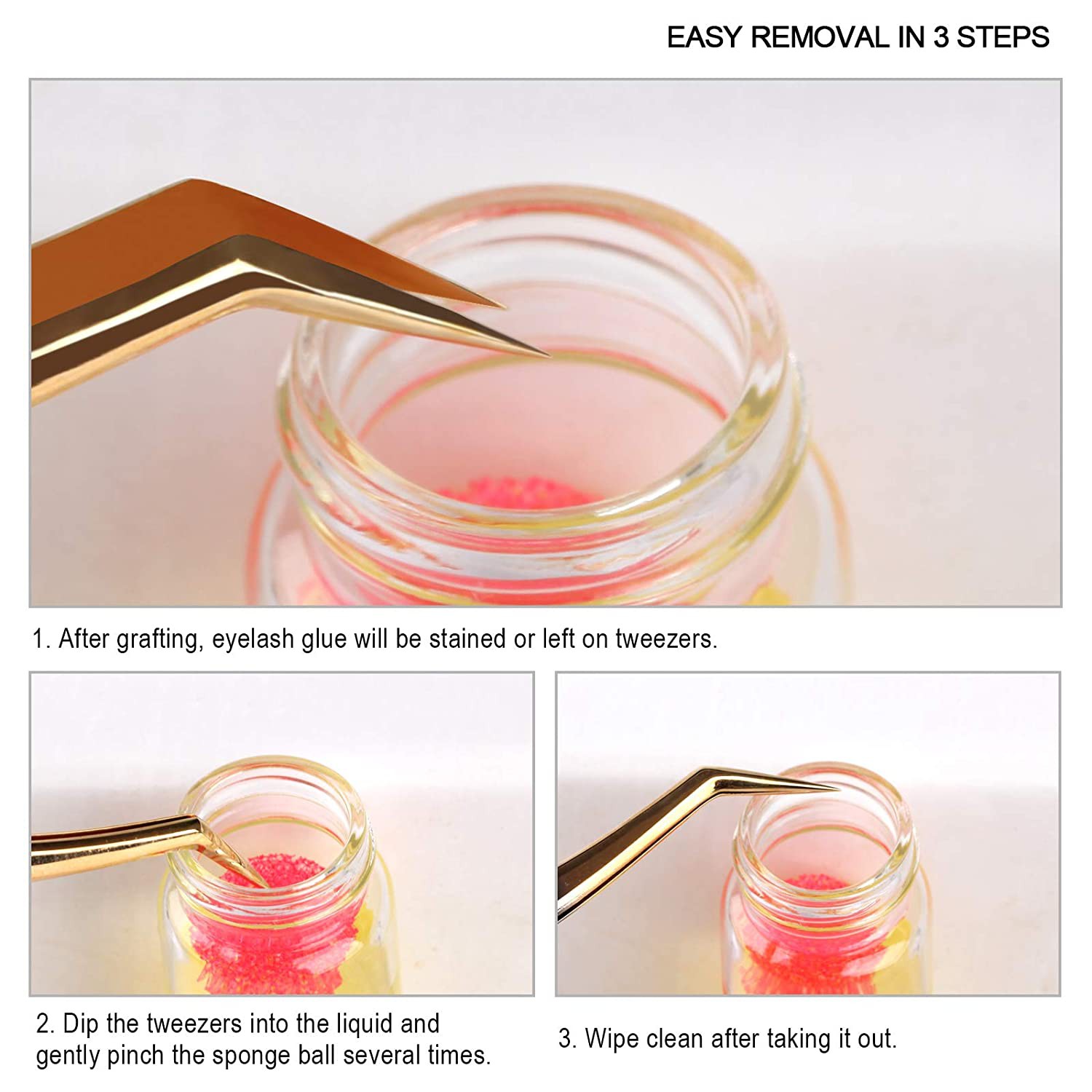 easy removal gule for tweezers