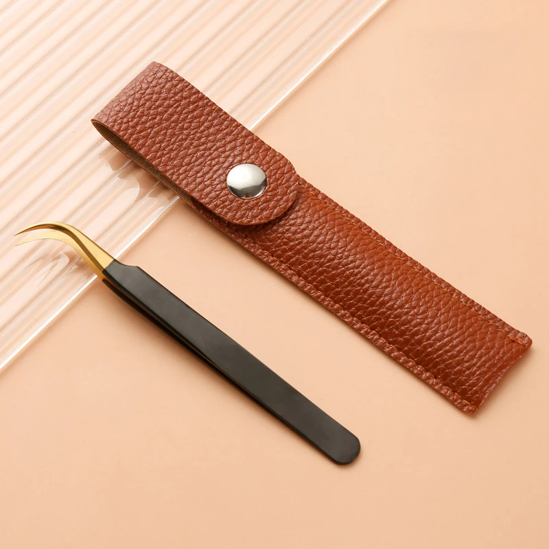 Butterfly clip tweezers pu packaging