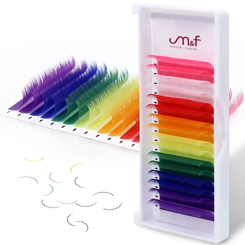 colored lashes