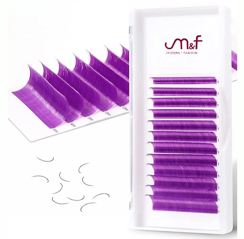 purple lashes